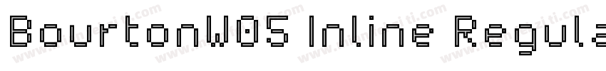 BourtonW05 Inline Regular字体转换